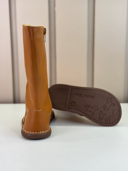 Bota Infantil Couro Pluie Nut - Petit Cheval