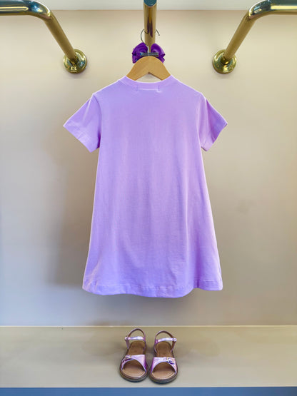 Vestido Infantil Lenço Lilás Orquídea - Animê