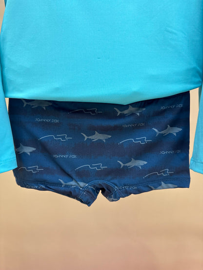 Conjunto Infantil Blusa Manga Longa Solar e Sunga Aquarius - Little Johnny
