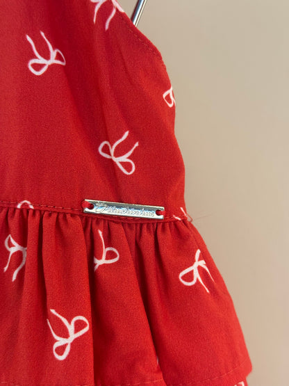 Conjunto Infantil Blusa Babados Lacinhos e Calça Pantacourt Lacinhos - Pituchinhus