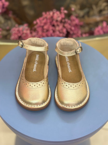Sapato Infantil Patinete Doré - Petit Cheval