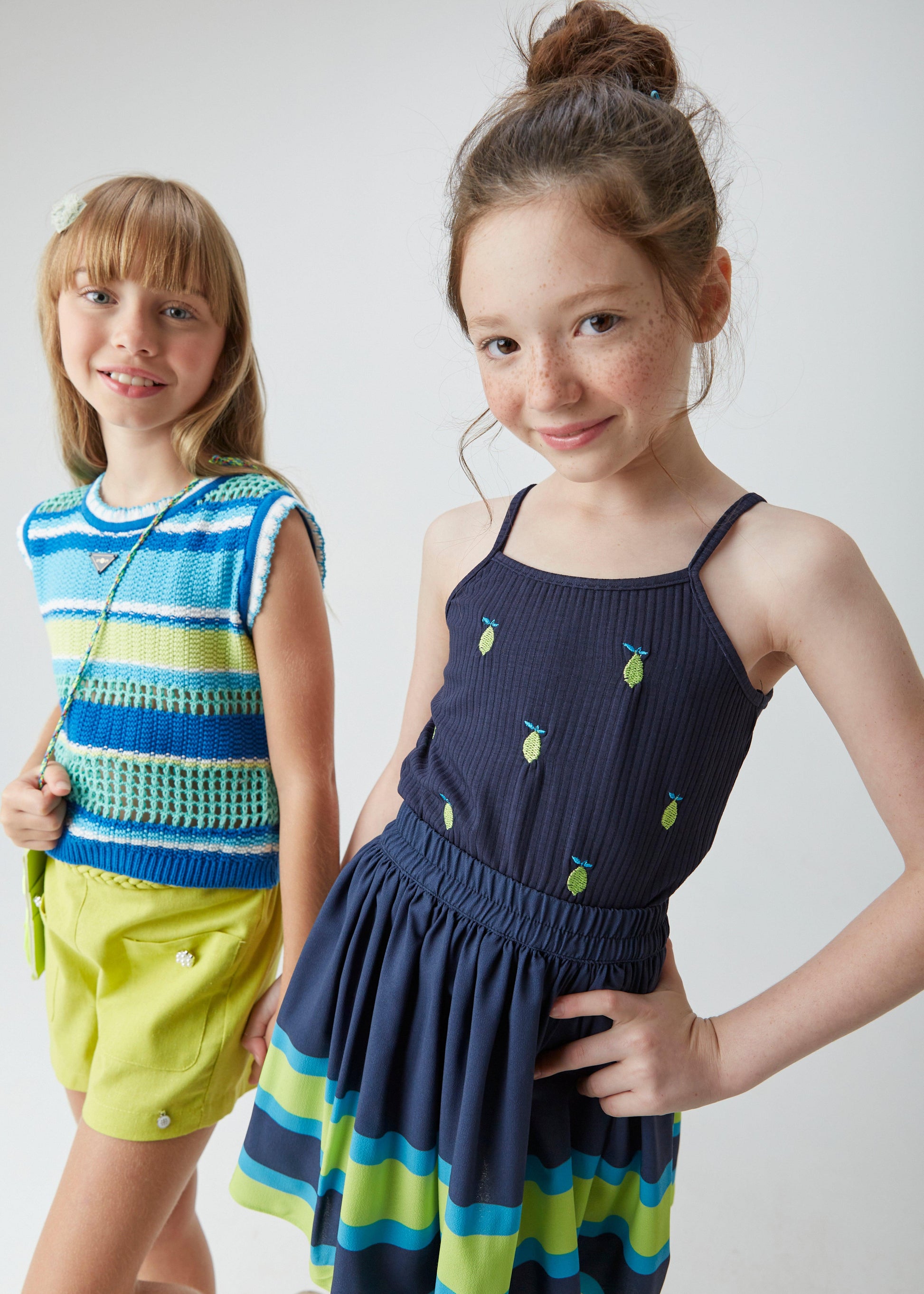 Conjunto Blusa Lemon e Saia de Crepe - 1+1 - Gracia