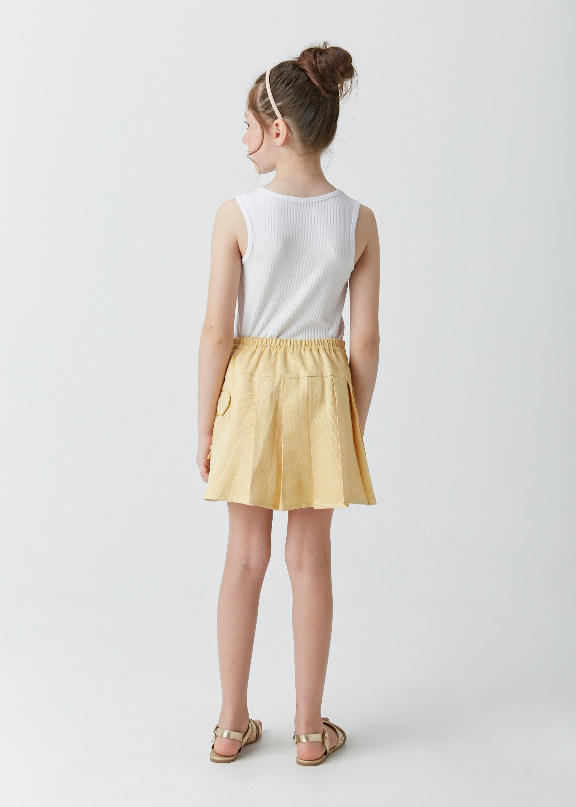 Saia-shorts Sarja Botonê Pregas - 1+1 - Gracia