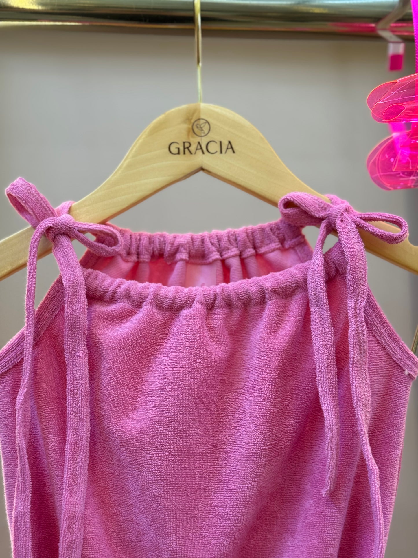 Macaquinho Infantil Tais Rosa  Claro - Siri Kids
