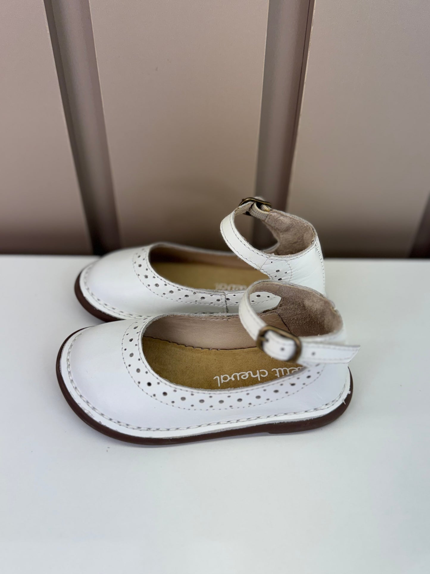 Sapato Infantil Patinete Branco - Petit Cheval