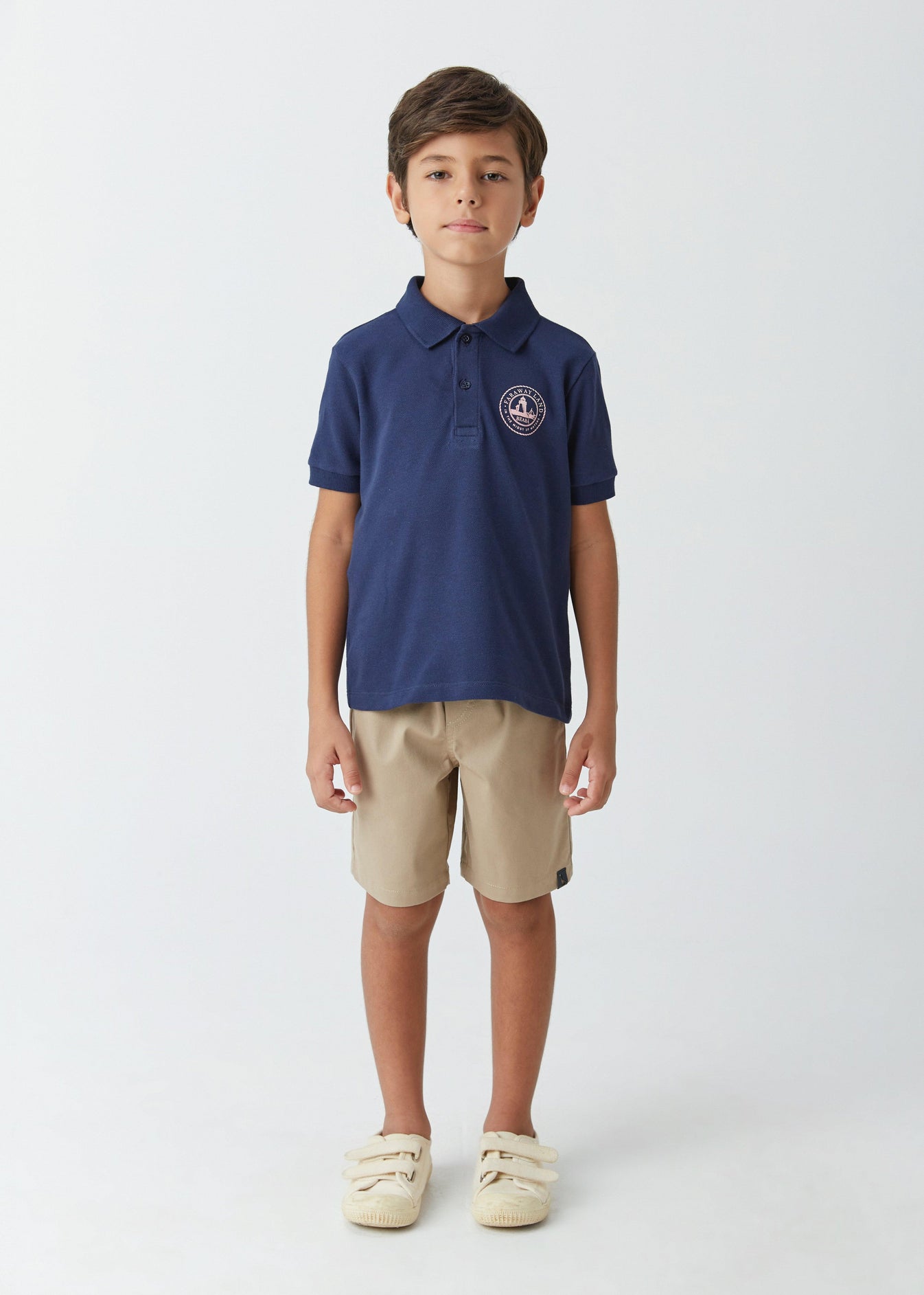 Polo Infantil Farway Marinho - Beabá