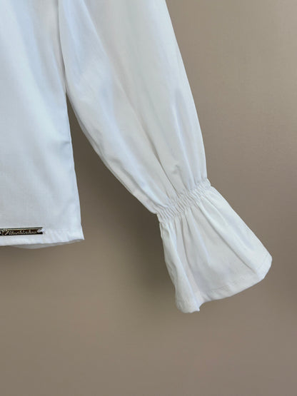 Camisa Infantil Mini Laços Bordado Fita Veludo - Pituchinhus