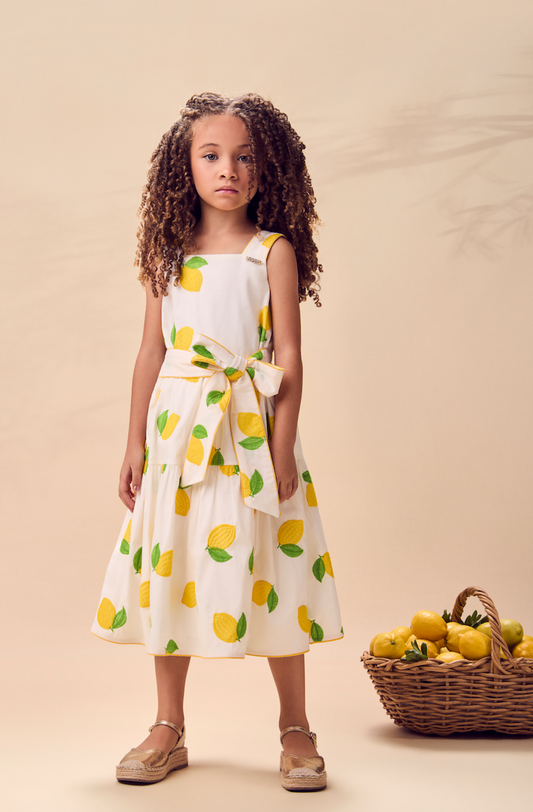 Vestido Infantil Limão Soleil - Animê