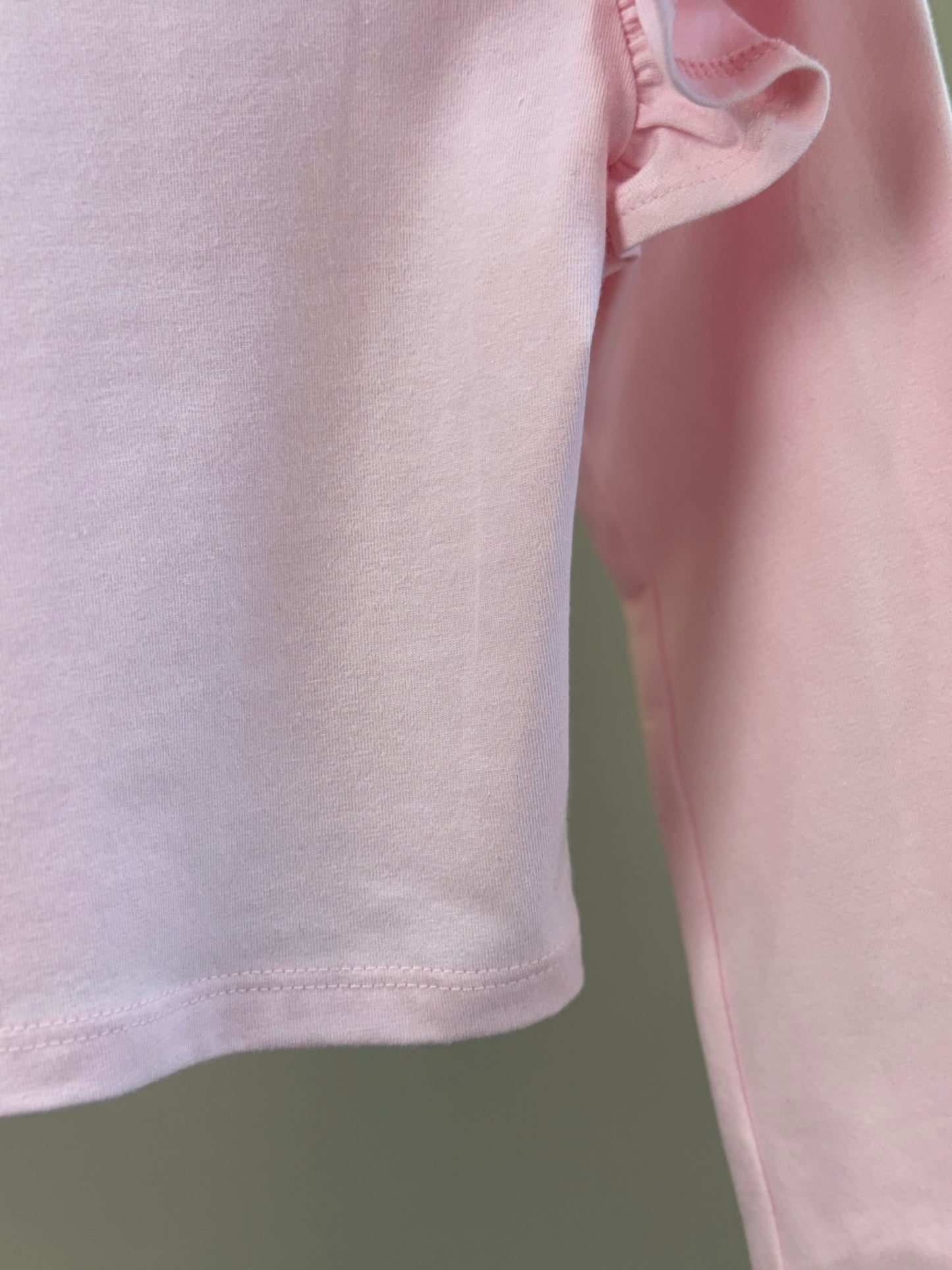 Blusa Infantil Manga Longa Com Laço Rosa - Luluzinha