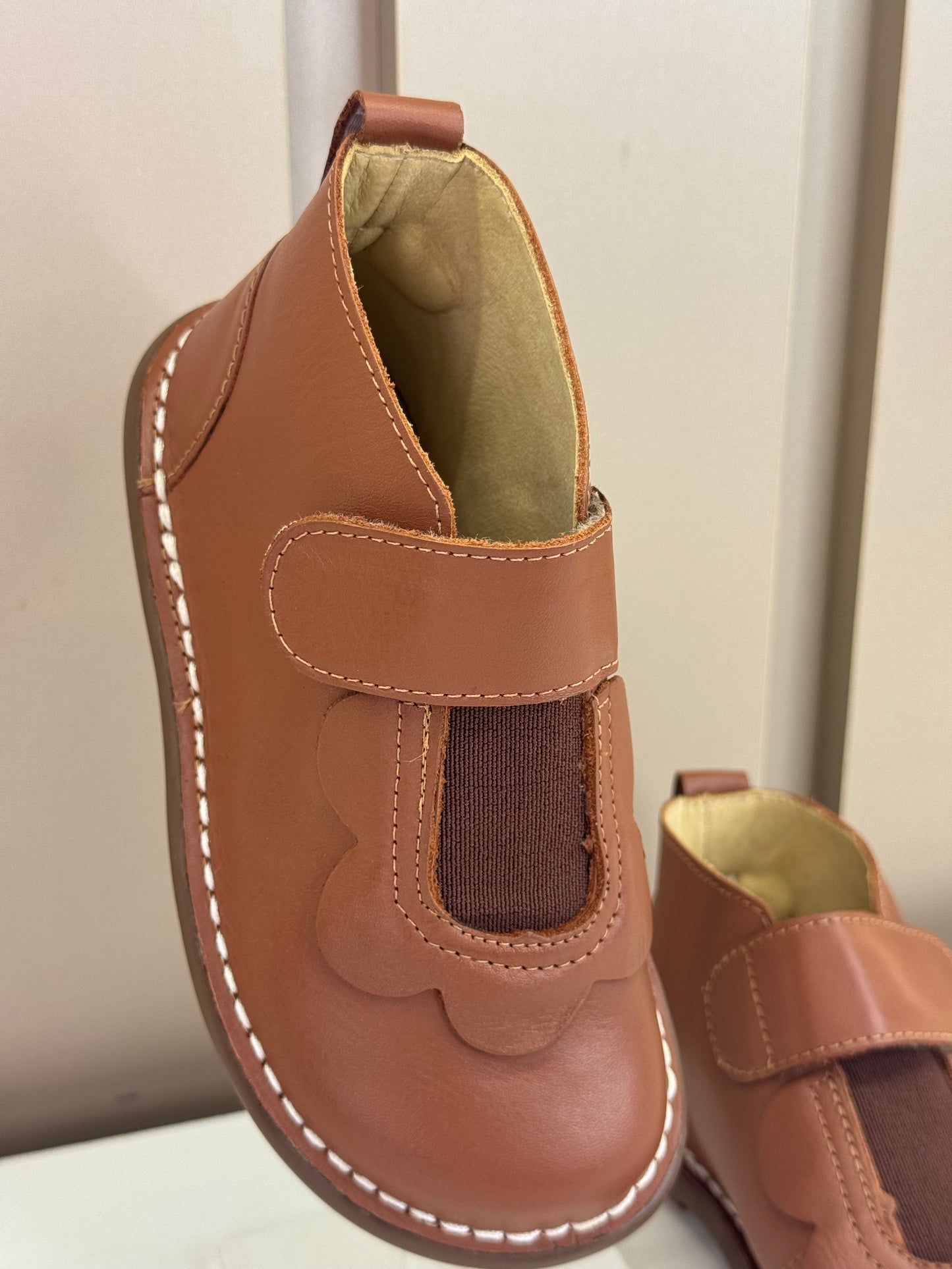 Bota Infantil Couro Bem-Me-Quer Cuia - Petit Cheval