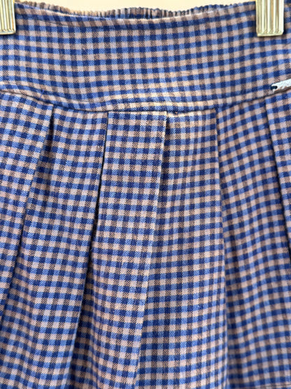 Saias-shorts Infantil Xadrez Pregas - Pituchinhus