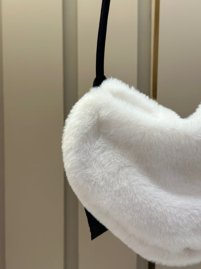 Bolsa Infantil Coração Teddy Off White - Gabriela Aquarela