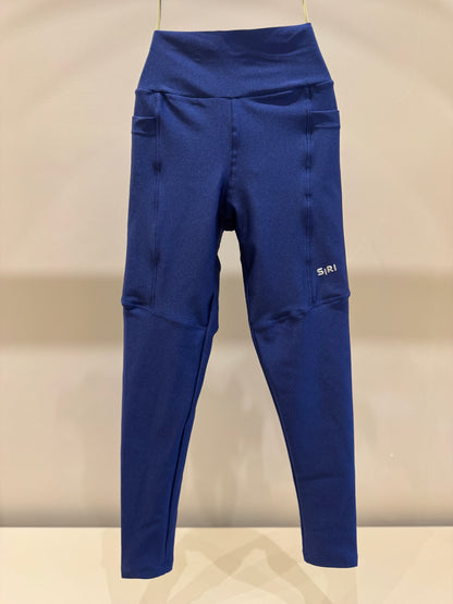 Conjunto Infantil Top Luciana Trilobal Marinho e Legging Fuseau Soraia Trilobal Marinho - Siri Sport