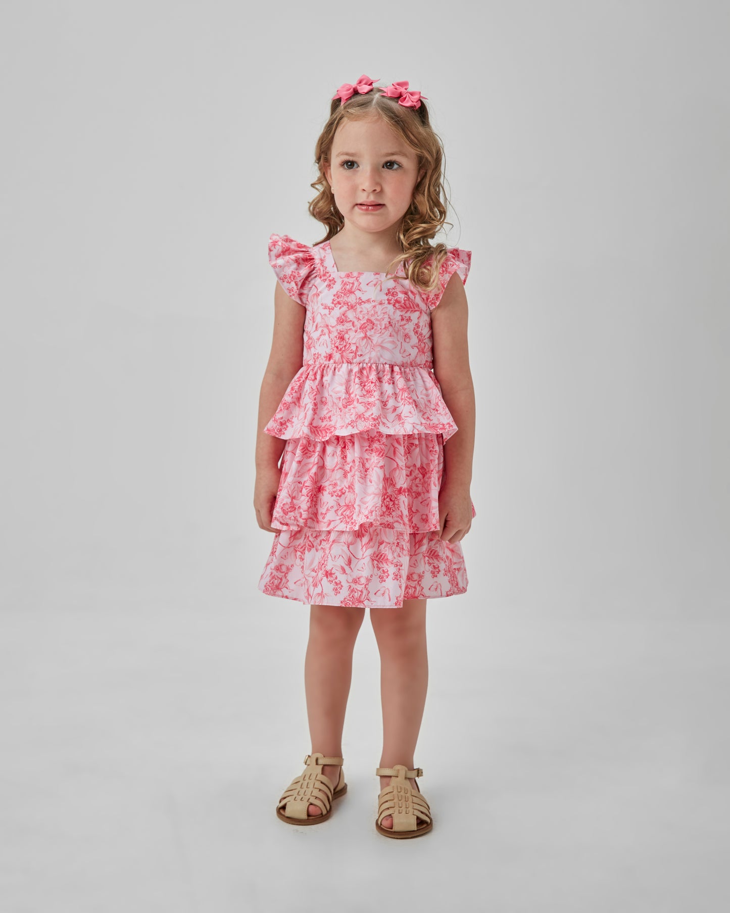 Vestido Bebê Algodão Rodado Toile Du Jouy - Um Mais Um