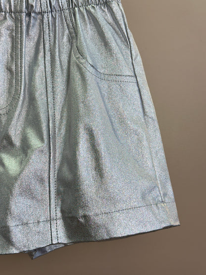 Shorts Infantil Bengaline Metalizado - Momi