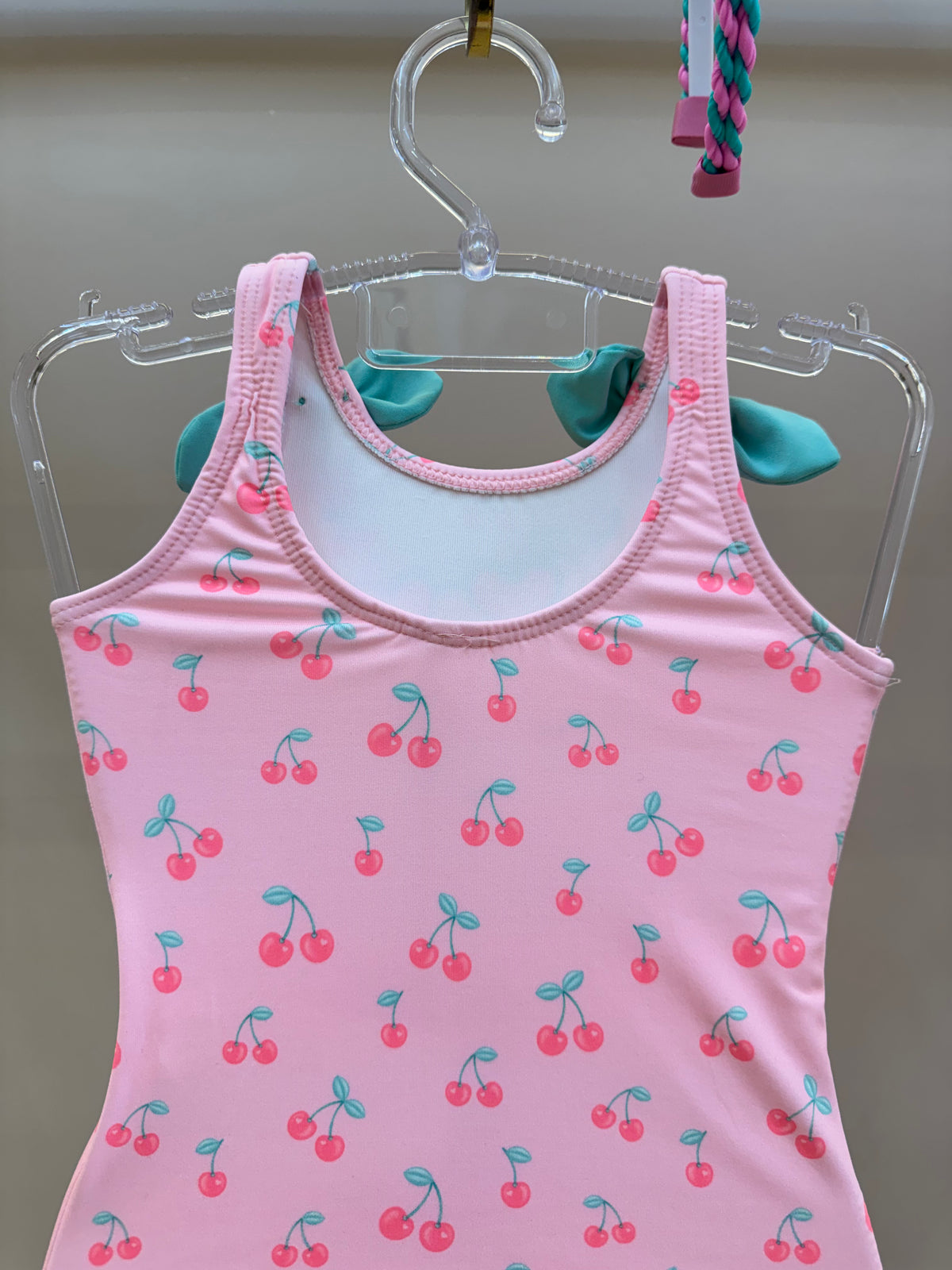 Maiô Infantil Rosa Est. Ursinha e Cereja - Infanti
