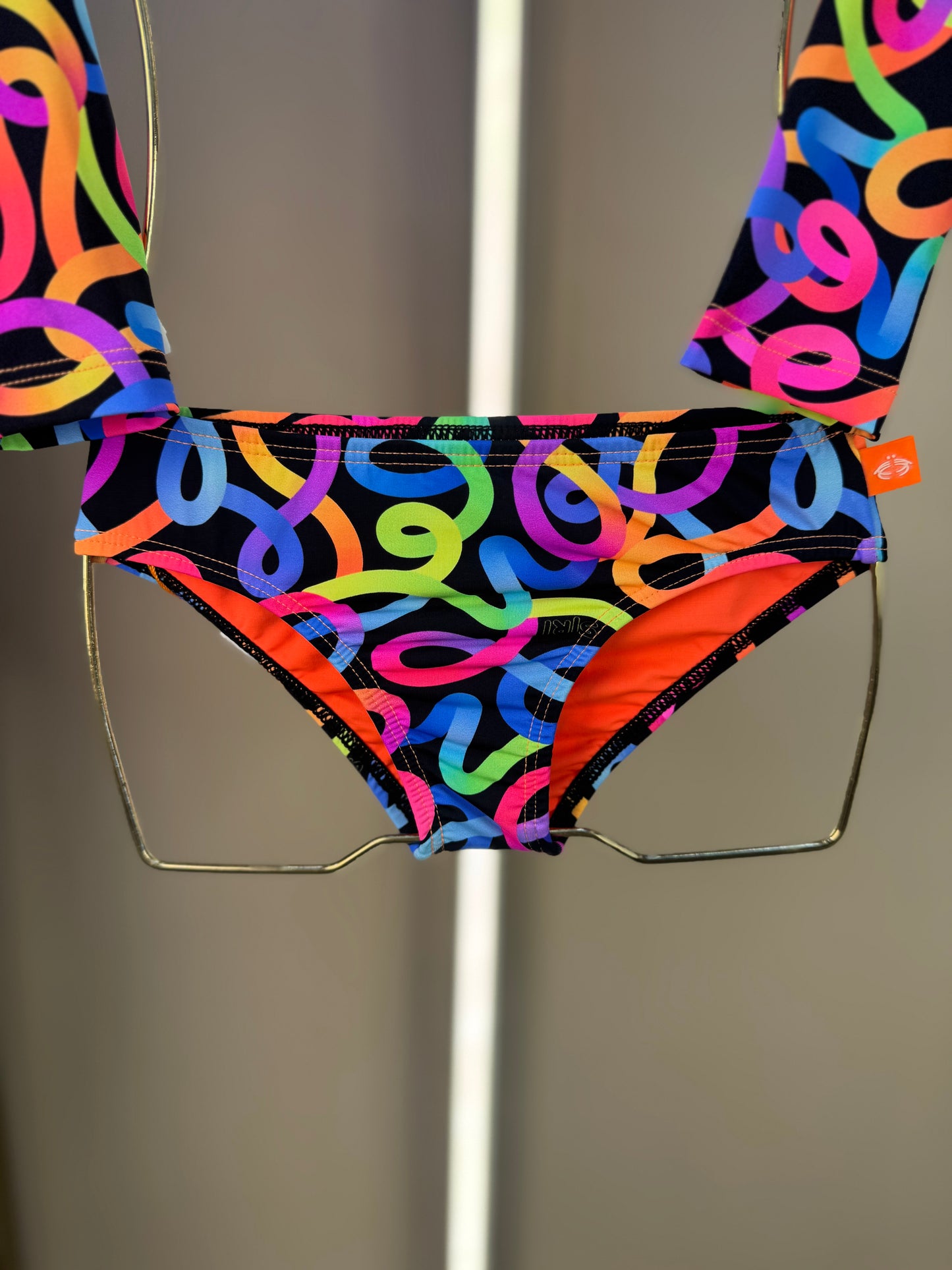 Biquíni Infantil Cropped ML Magali Embolada - Siri Kids