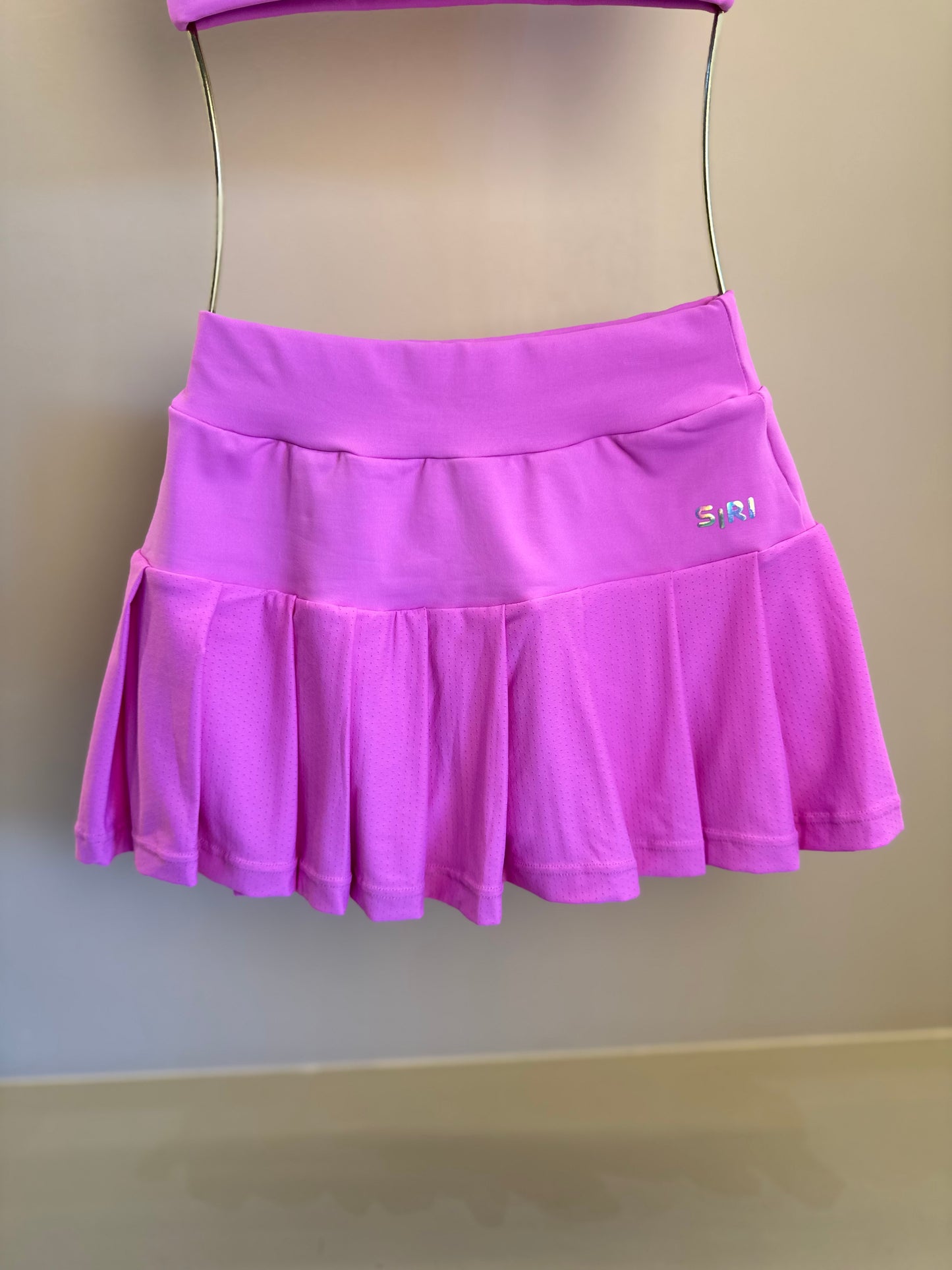 Conjunto Infantil Top Sara e Saia Lorena Patinação Rosa - Siri Sport