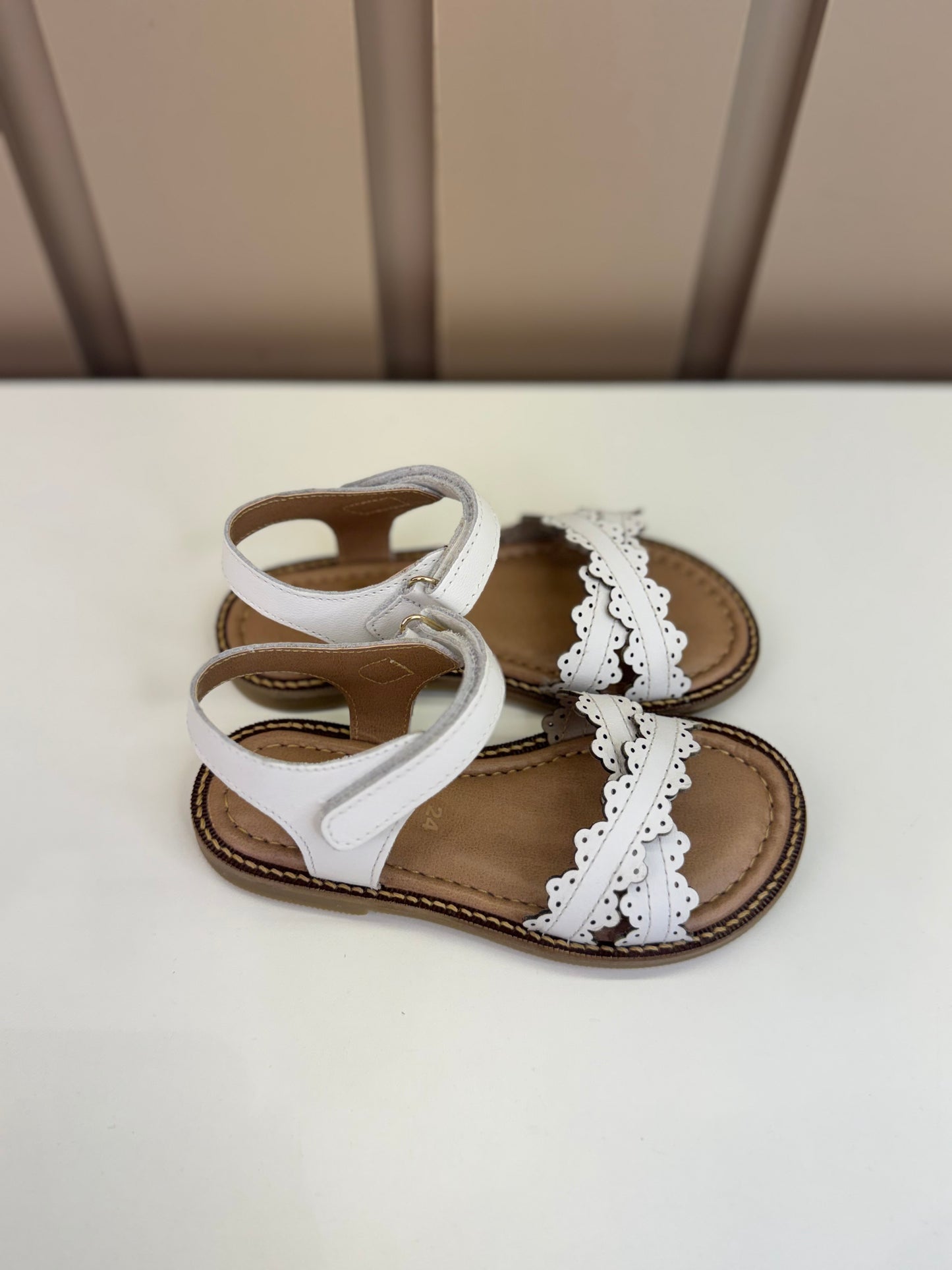 Sandália Infantil Valentina Branca - Gracia