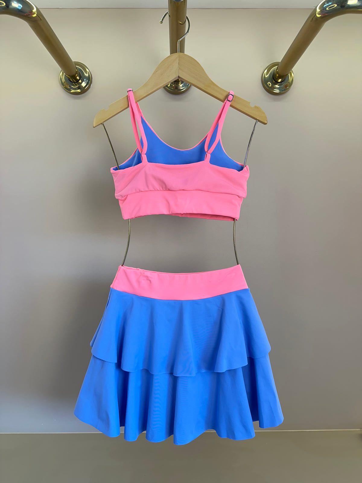 Conjunto Infantil Top UV Sara Chloe e Saia Laila Chloe Dança