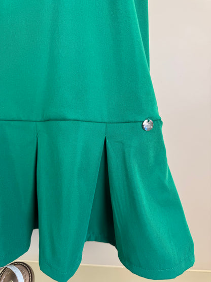 Vestido Infantil Trapézio Em Sarja Bordada - Mon Sucre