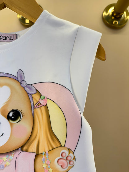 Vestido Infantil Dog Best Friend - Infanti