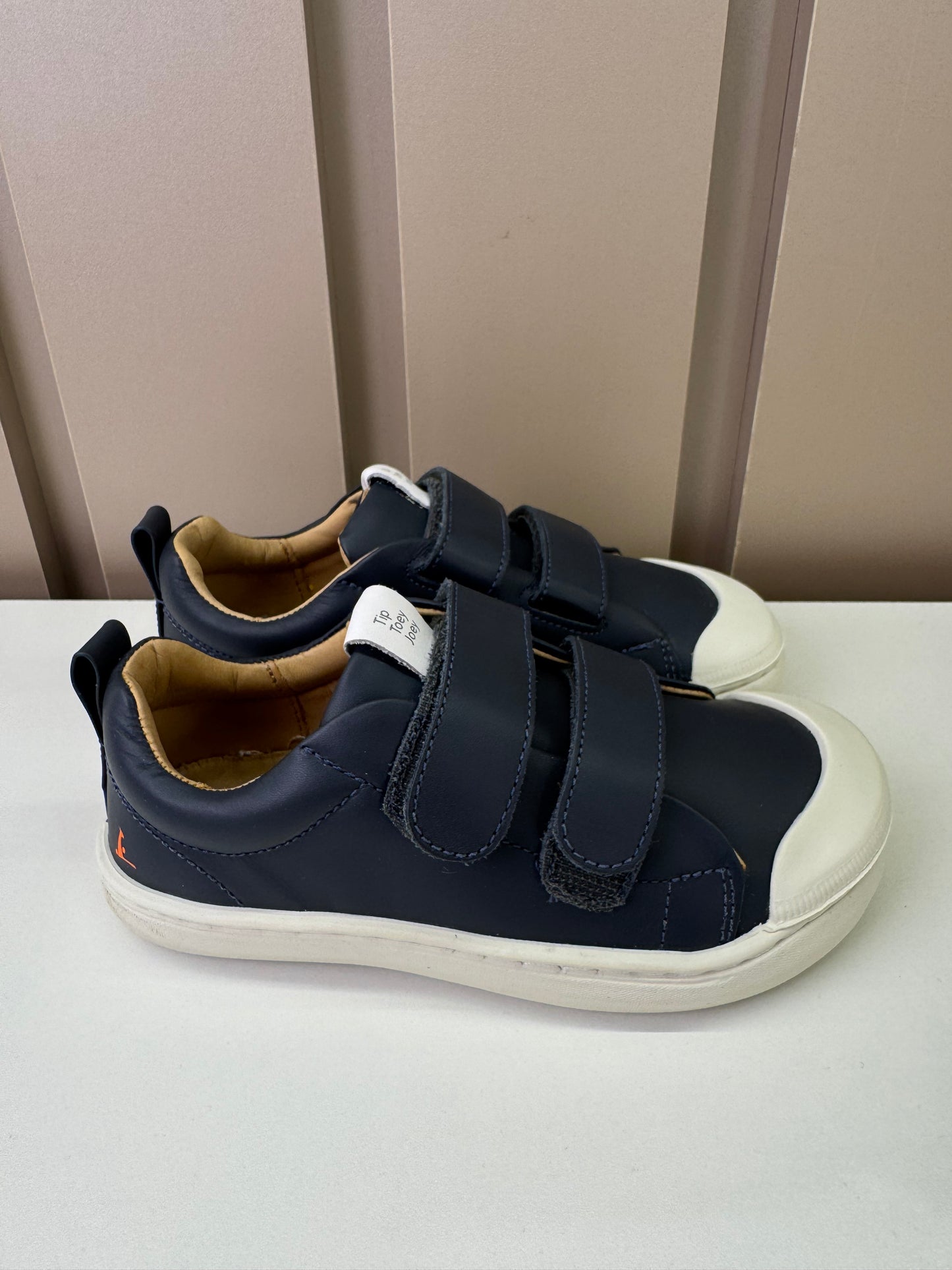 Tênis Infantil Couro Ramp Navy White - Tip Toey Joey