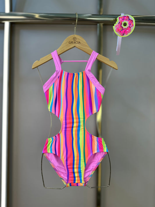 Maiô Infantil Camila Donut - Siri Kids