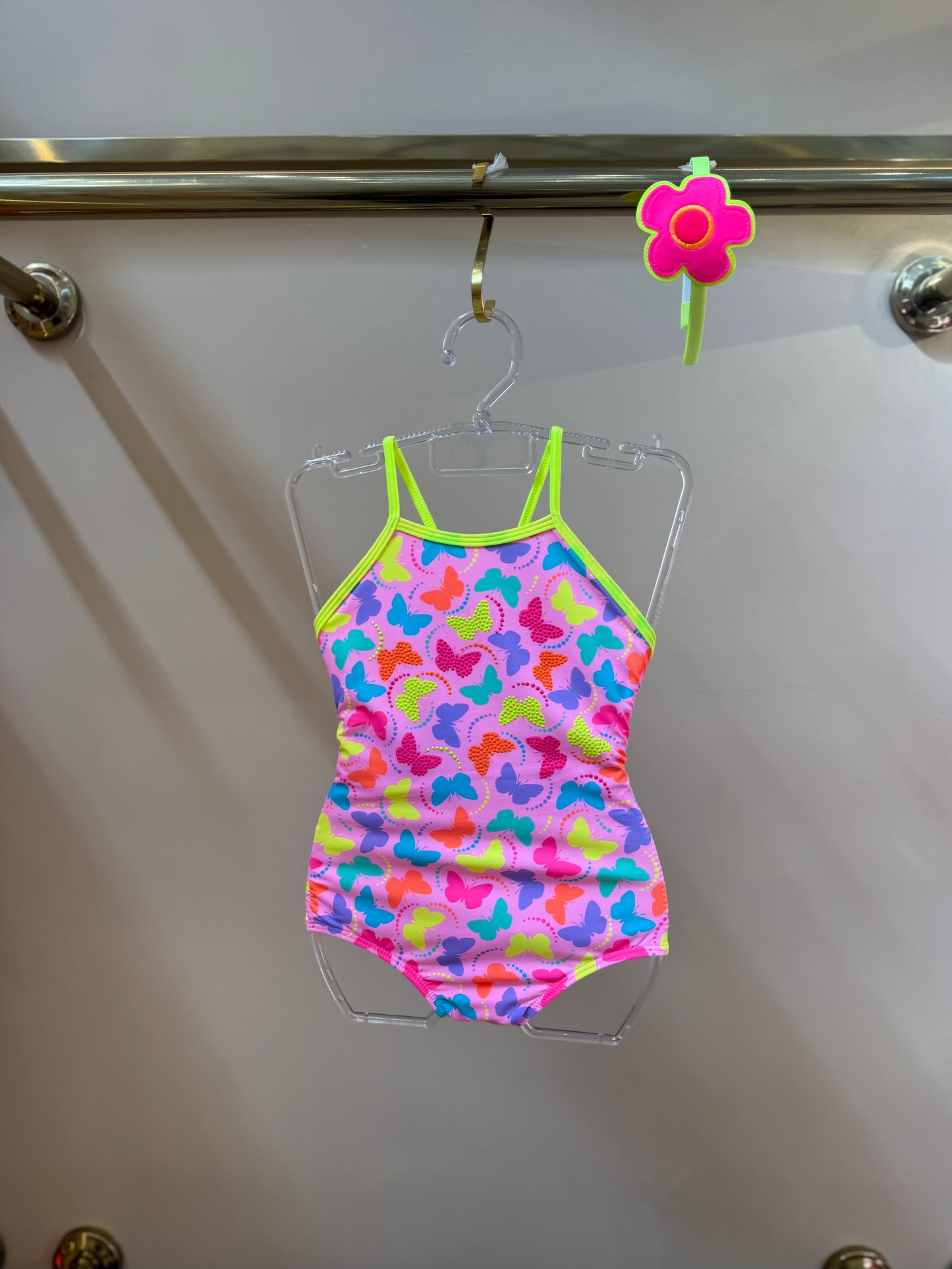 Maiô Infantil Bela Aplic Hot Est Borboleta - Siri Kids