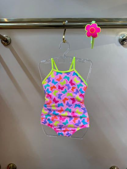 Maiô Infantil Bela Aplic Hot Est Borboleta - Siri Kids