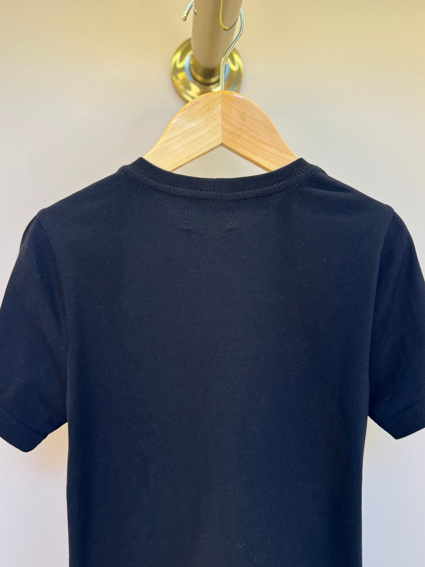 Camiseta Infantil Teddy Chapéu Panamá Preta - Dame