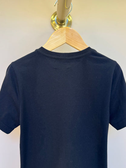 Camiseta Infantil Teddy Chapéu Panamá Preta - Dame