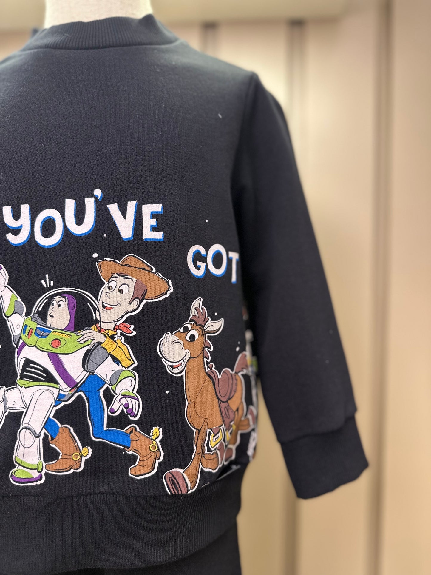 Conjunto Infantil Moletom Blusão Toy Story  e Calça Preta - Youccie