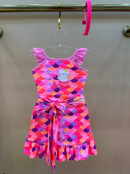 Maiô Infantil Mila Est. Catfish -  Siri Kids