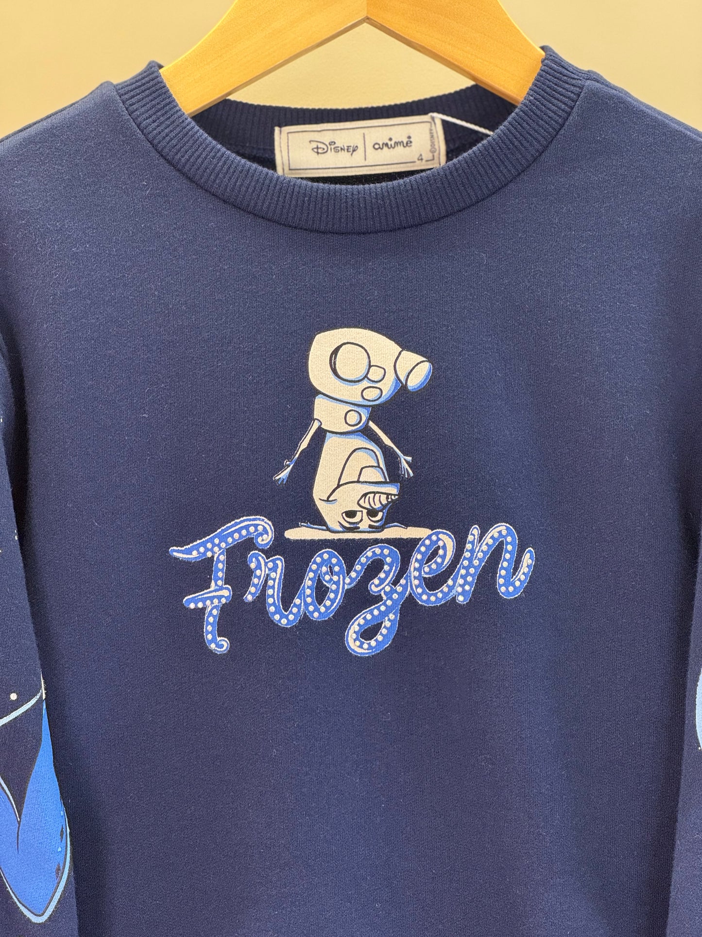 Conjunto Infantil Blusa de Moletom Frozen e Calça legging - Animê