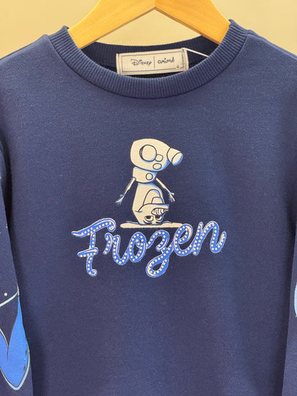 Conjunto Infantil Blusa de Moletom Frozen e Calça legging - Animê