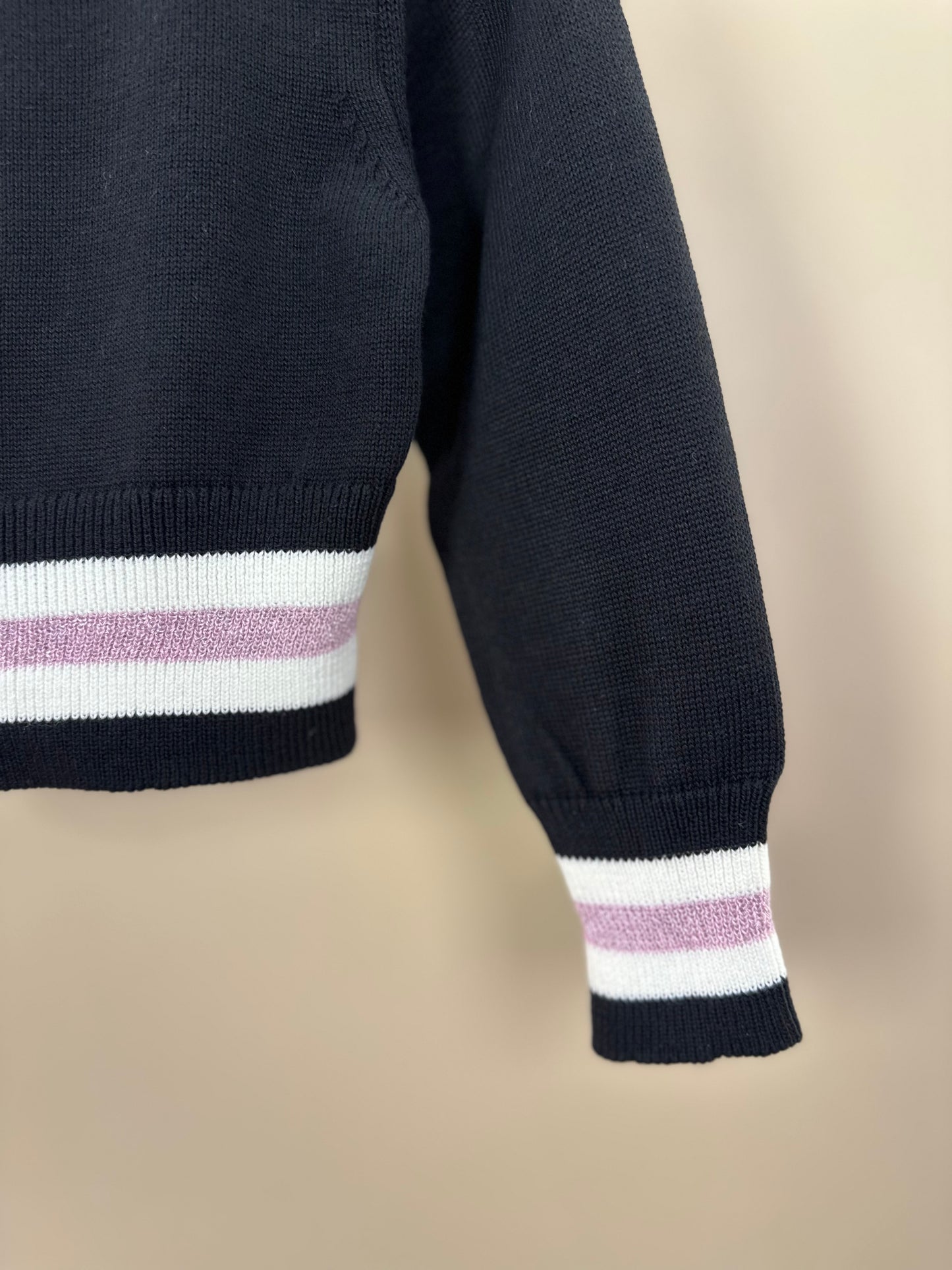 Blusa Infantil Tricot Barbie Color Preta - Pituchinhus