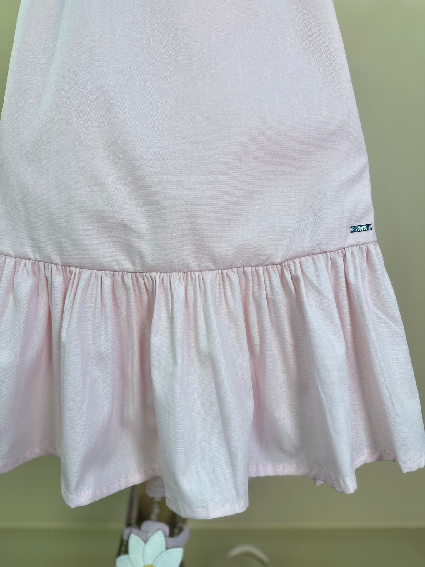 Vestido Infantil Algodão Jumper Rosa Claro - Beabá