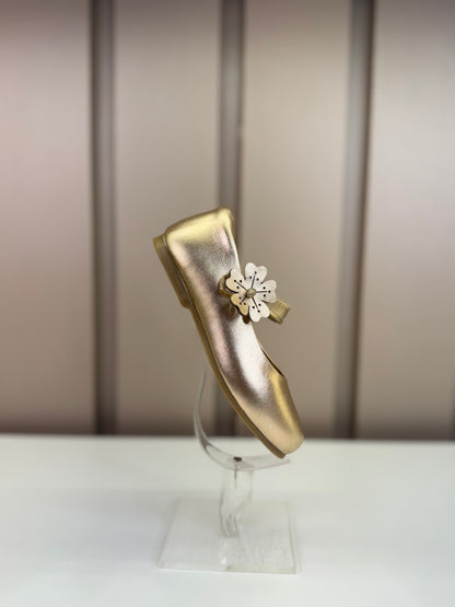 Sapatilha Infantil Heloísa Dourada - Gracia