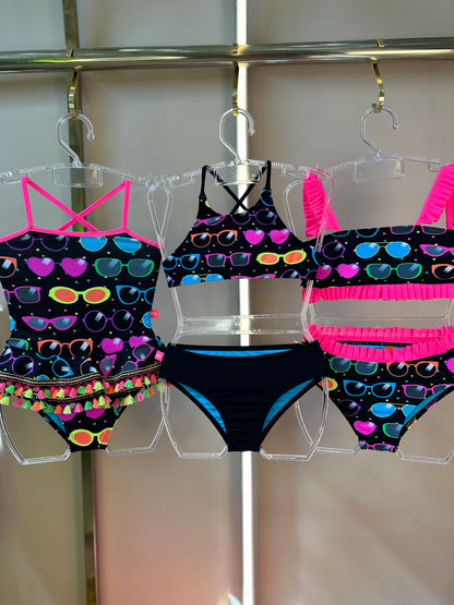 Biquíni Infantil Cropped Tati Óculos - Siri Kids