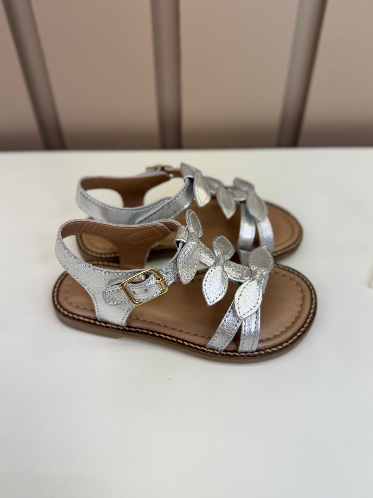 Sandália Infantil Maya Prata - Gracia