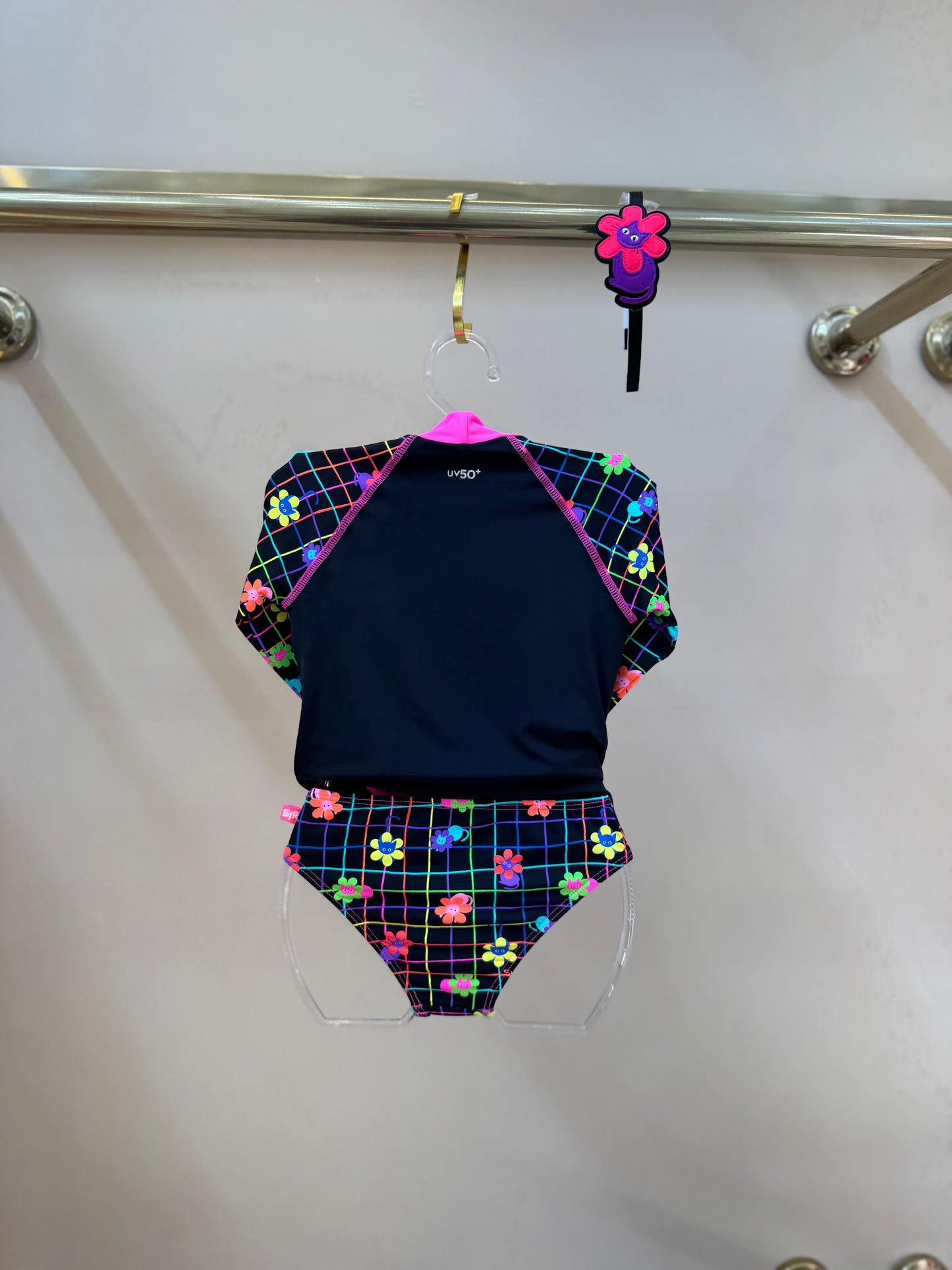 Biquíni Infantil Blusa ML Lorena Cats - Siri Kids