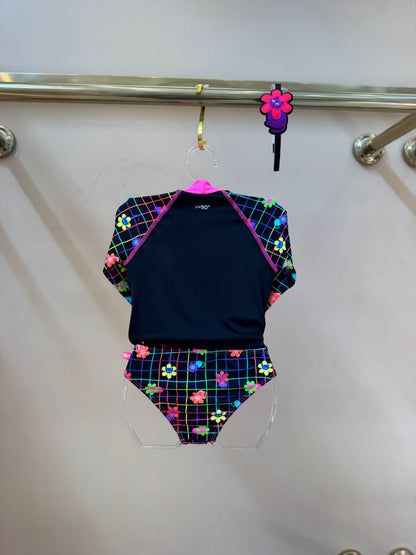 Biquíni Infantil Blusa ML Lorena Cats - Siri Kids