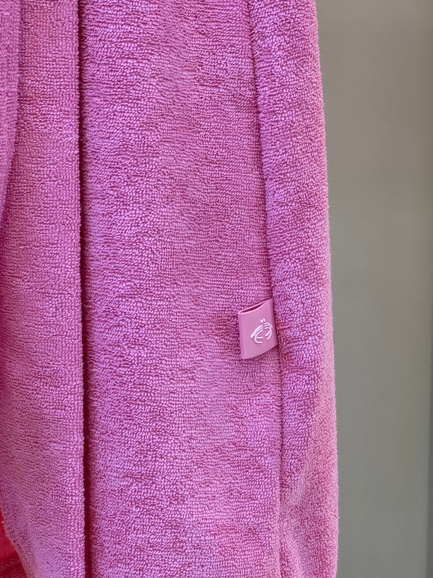 Roupão Infantil Amarração Rosa Claro - Siri Kids