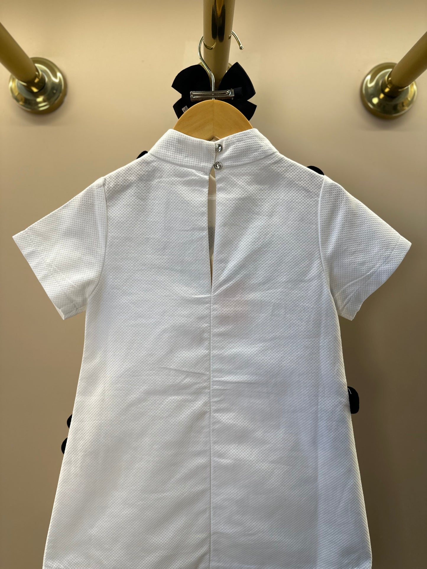 Vestido Infantil Jumper Piquet Sofia Flores - Um Mais Um