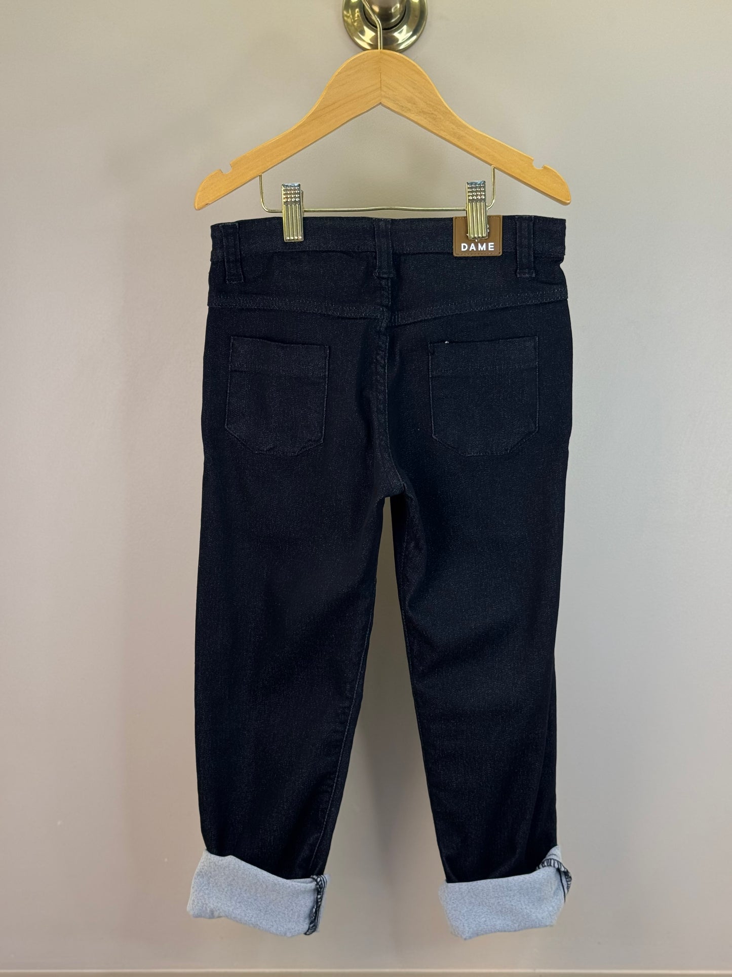 Calça Infantil Social Sarja Flex Preta - Dame