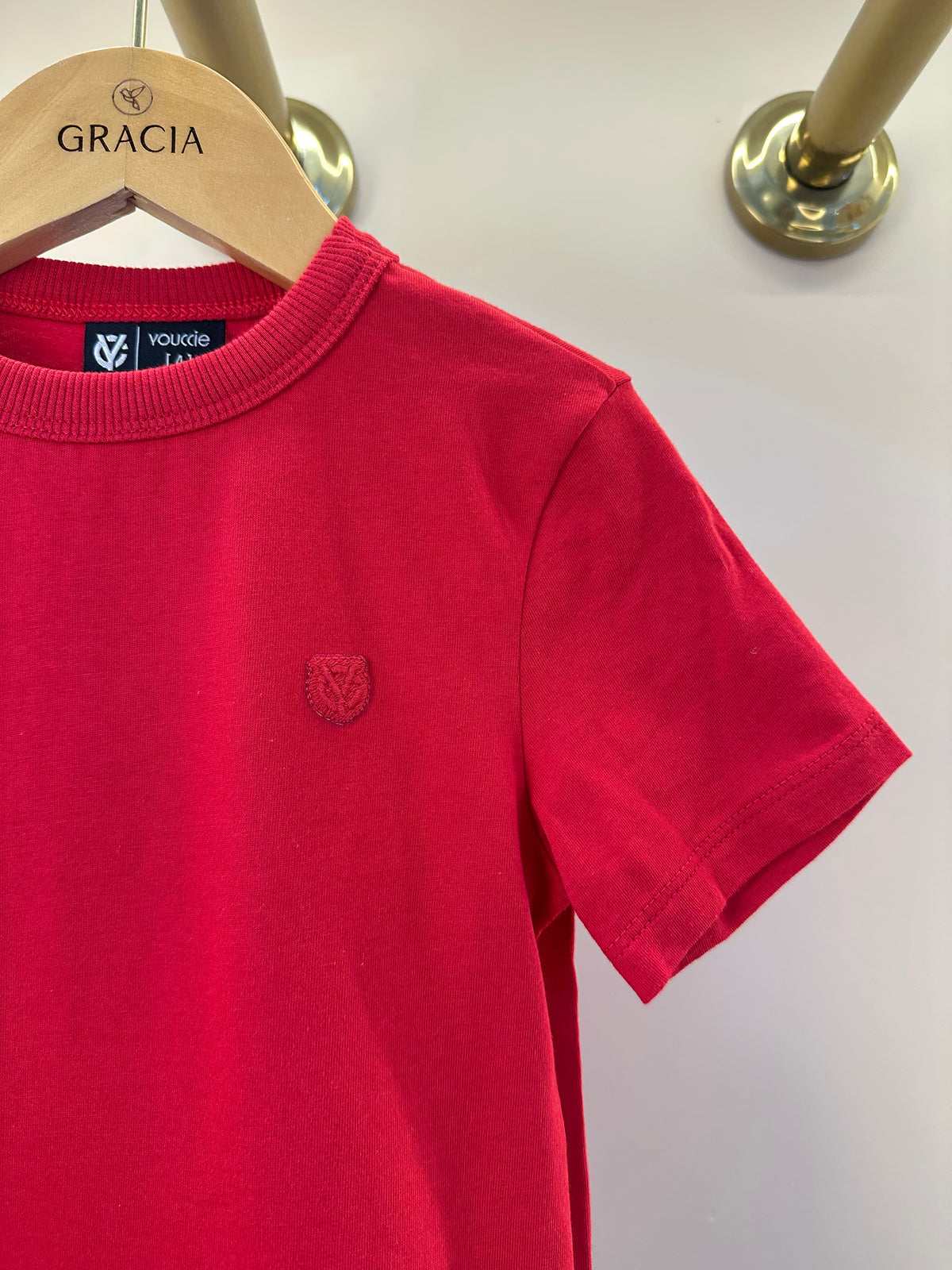 Camiseta Infantil Essentials Vermelha - Youccie