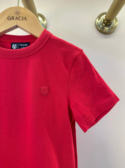 Camiseta Infantil Essentials Vermelha - Youccie