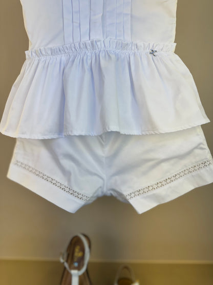 Conjunto Infantil Bordados e Pérolas - Petit Cherie