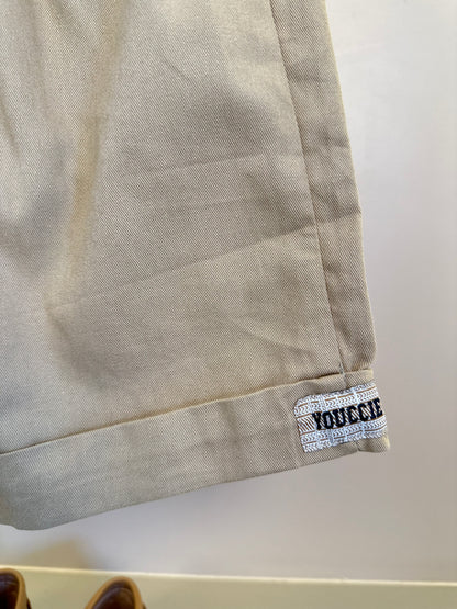 Conjunto Infantil Camisa Manga Curta e Bermuda Off White - Youccie